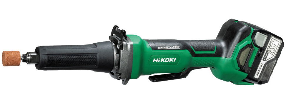 HiKoki GP18DBWGZ akkus szénkefe nélküli egyenes csiszoló (2 x 5.0 Ah Li-ion akkuval, kofferben) termék fő termékképe