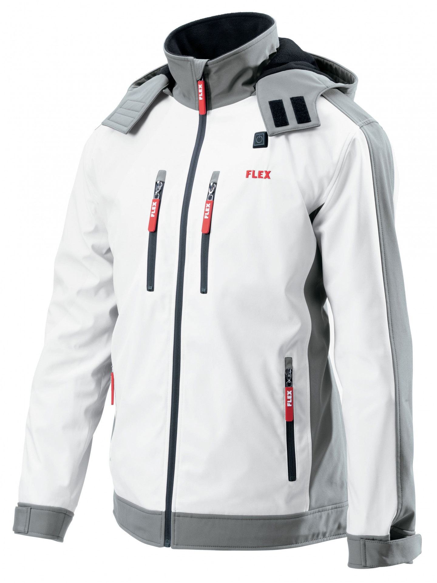 Flex TJ White 10.8/18.0 Men akkus fűthető Softshell férfi kabát, fehér (akku és töltő nélkül) termék fő termékképe