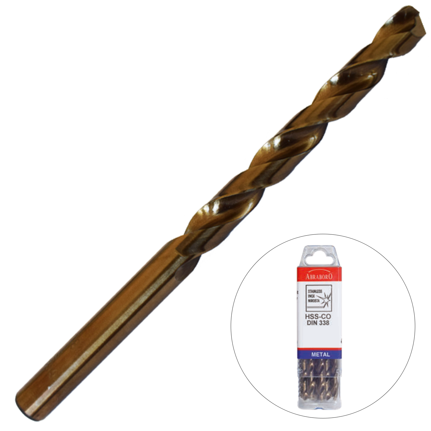 Abraboro 7.9 x 117 / 75 mm HSS-Co fémcsigafúró X-Pack, 10 db/csomag termék fő termékképe