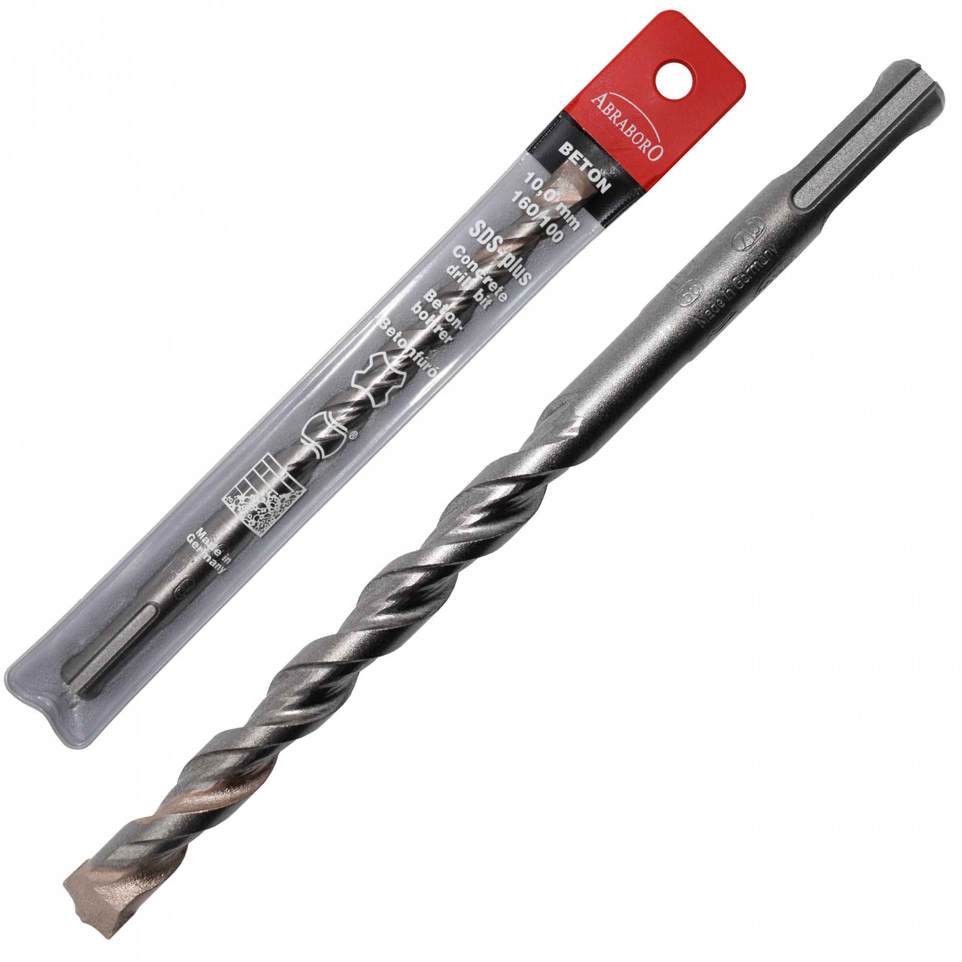 Abraboro 12 x 160 / 100 mm SDS-plus TWIXX betonfúró műanyag tasakban termék fő termékképe