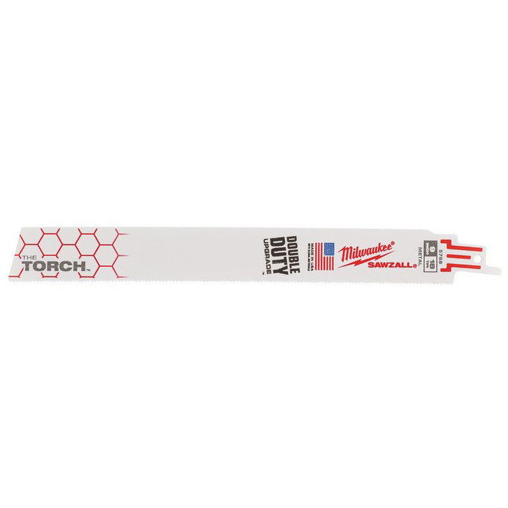 Milwaukee Heavy Duty TORCH™ szablyafűrészlap, bontó, fémhez, Bi-Met, Co, 230 mm, 18 TPi, 25 db/csomag termék fő termékképe
