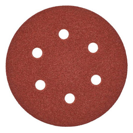 Milwaukee Tépőzáras csiszolólap, Ø 150 mm, 6 lyukú, 240-es finomság, 10 db/csomag termék fő termékképe