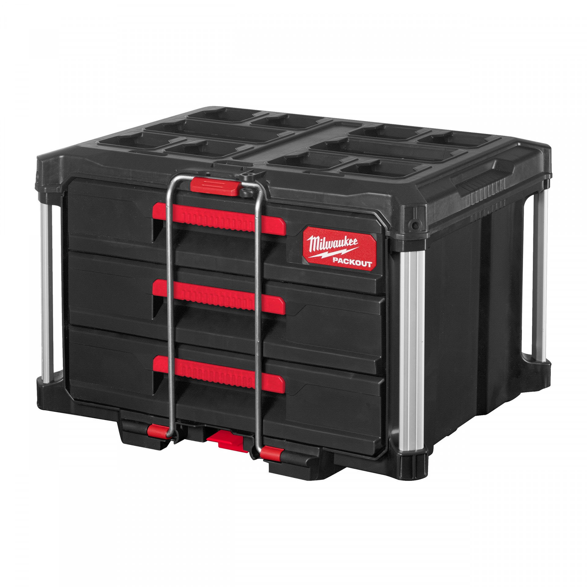 Milwaukee PACKOUT™ 3-fiókos tárolóláda termék fő termékképe