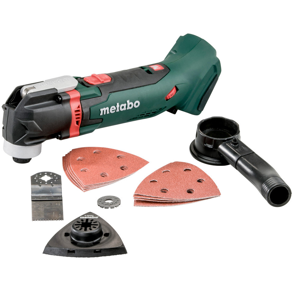 METABO MT 18 LTX akkumulátoros multiszerszám (akku és töltő nélkül, metaBOX kofferben) + tartozékok termék fő termékképe