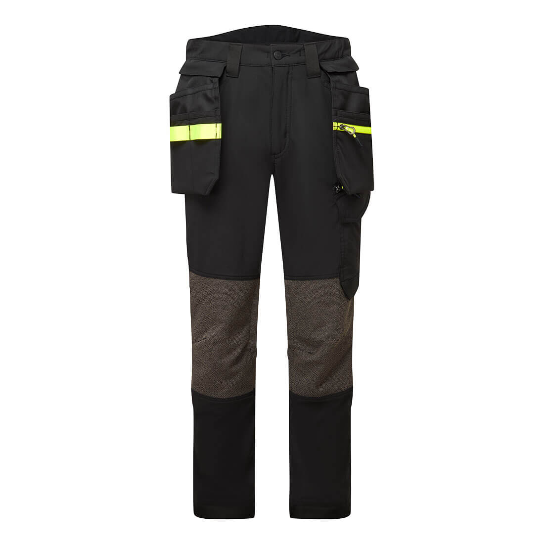 Portwest EV440 - EV4 Stretch Holster nadrág lecipzározható lengőzsebbel, hosszított, fekete termék fő termékképe